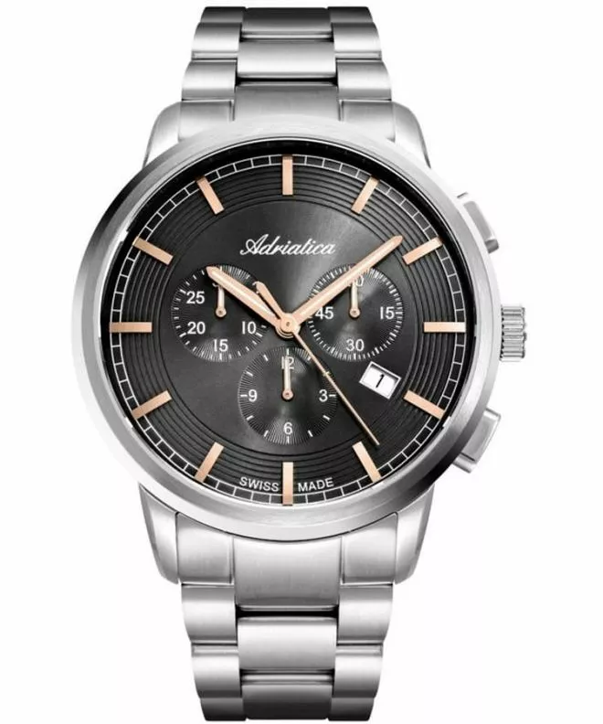 Годинник Чоловічий Adriatica Classic Chronograph A8307.51R6CH