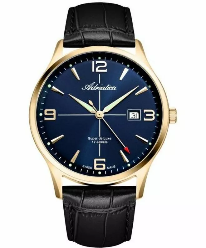 Годинник Чоловічий Adriatica Super de Luxe Mechanical A8331.1255M