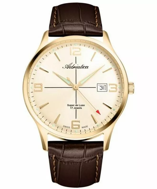 Годинник Чоловічий Adriatica Super de Luxe Mechanical A8331.1B51M