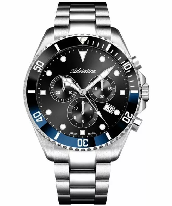 Годинник Чоловічий Adriatica Classic Chronograph A8347.Y194CHT