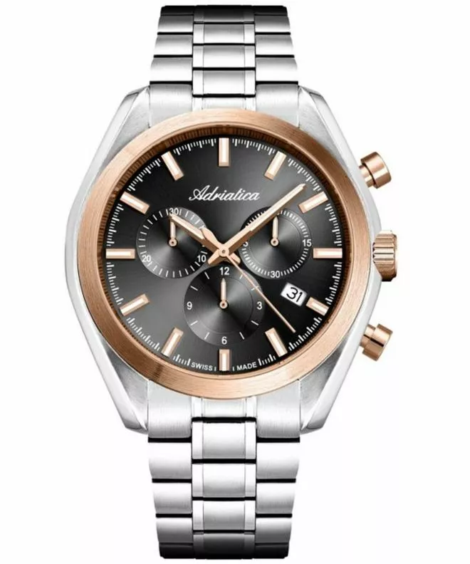 Годинник Чоловічий Adriatica Classic Chronograph A8350.R116CH