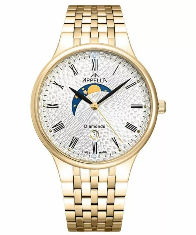 Годинник Чоловічий Appella Moonphase L12002.1133DMQ