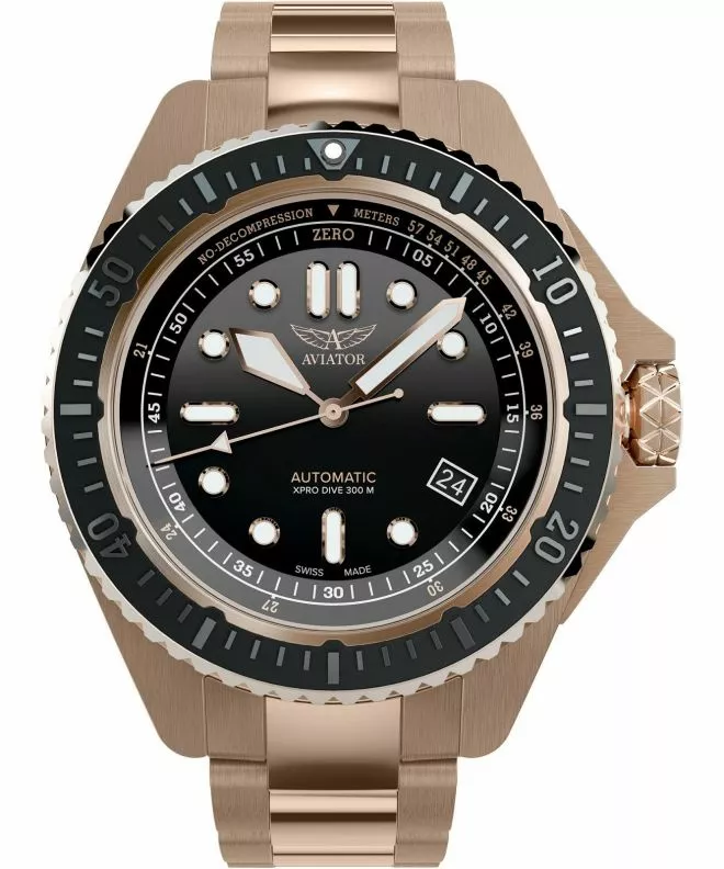 Годинник Чоловічий Aviator XPRO Dive Breather 300 Automatic V.1.43.2.363.5