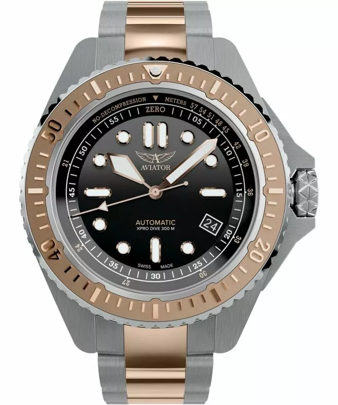 Годинник Чоловічий Aviator XPRO Dive 300 Automatic V.1.43.3.363.5