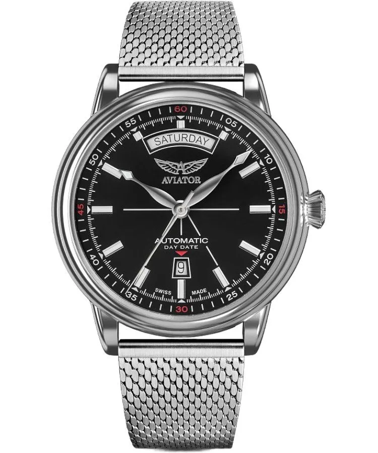 Годинник Чоловічий Aviator Douglas Day-Date Automatic Limited Edition V.3.20.0.142.5