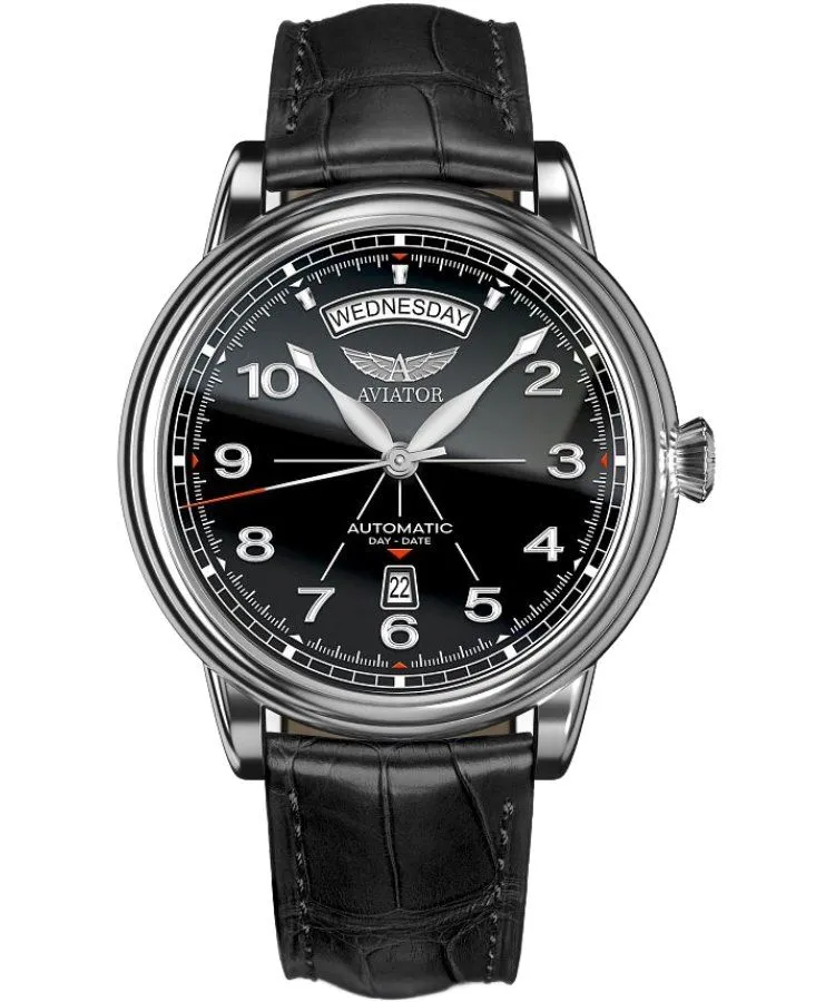 Годинник Чоловічий Aviator Douglas DC-3 Day-Date Automatic Limited Edition V.3.44.0.397.4
