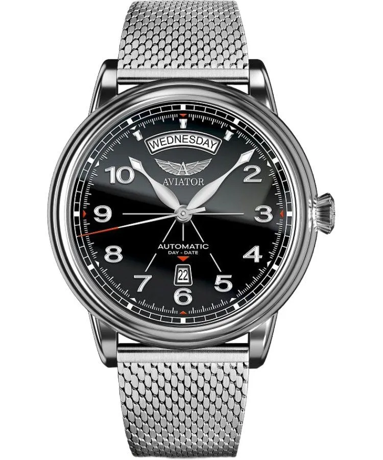Годинник Чоловічий Aviator Douglas DC-3 Day-Date Automatic Limited Edition V.3.44.0.397.5