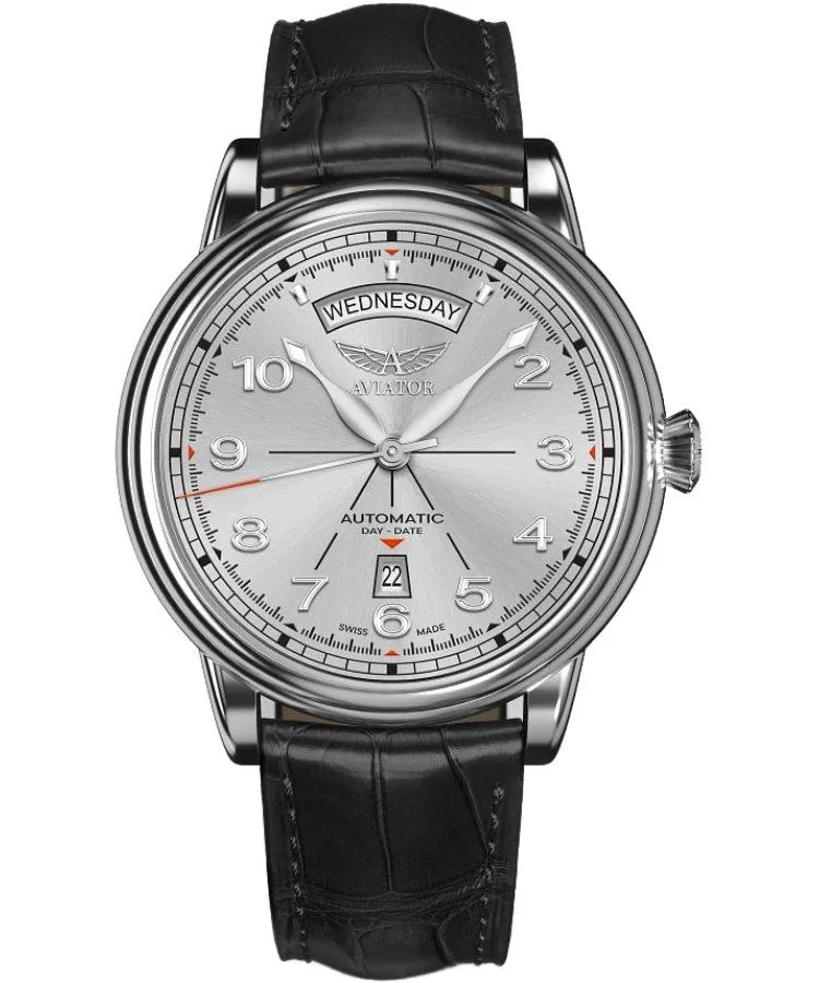 Годинник Чоловічий Aviator Douglas DC-3 Day-Date Automatic Limited Edition V.3.44.0.399.4
