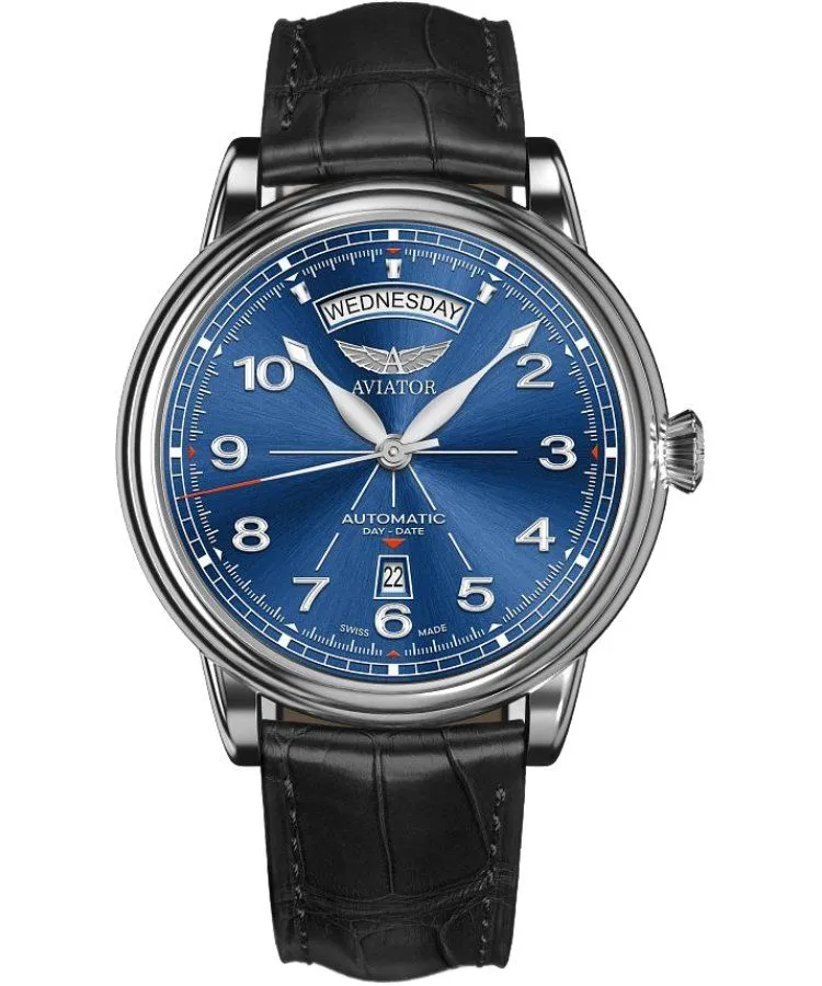 Годинник Чоловічий Aviator Douglas DC-3 Day-Date Automatic Limited Edition V.3.44.0.401.0