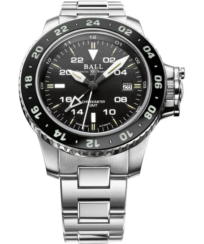 Годинник Чоловічий Ball Engineer Hydrocarbon AeroGMT II Automatic Chronometer DG2018C-SC-BK