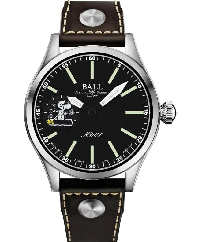 Годинник Чоловічий Ball Engineer Master II Snoopy Flying Ace Mechanical Limited Edition NM2638C-L2J-BK