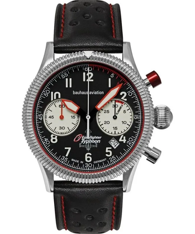 Годинник Чоловічий Bauhaus Aviation Eurofighter Automatic Chronograph Limited Edition 2518-2 (25182)