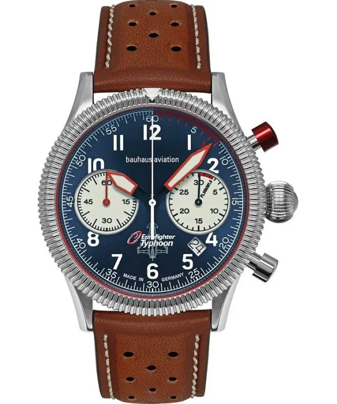 Годинник Чоловічий Bauhaus Aviation Eurofighter Automatic Chronograph Limited Edition 2518-3 (25183)