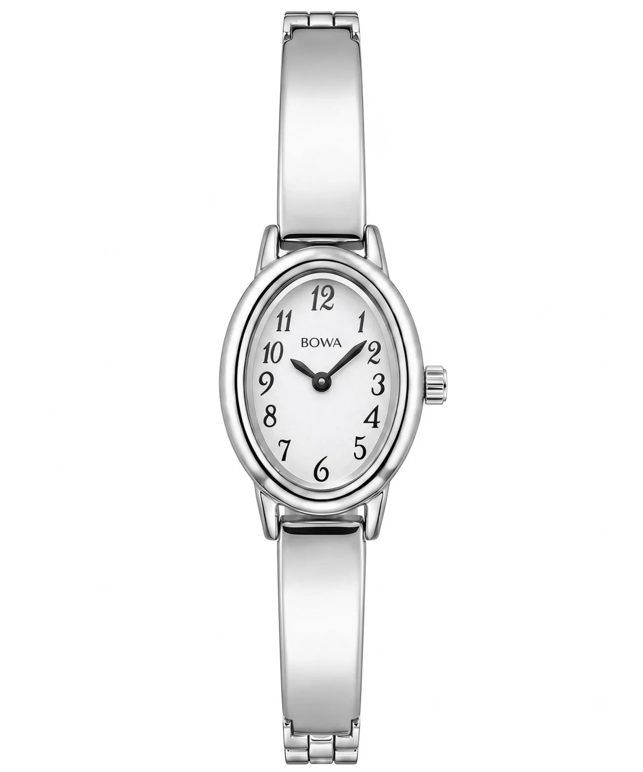 Годинник Жіночий BOWA Budapest White Silver Black-Tone Steel 19 BU195-21-85S