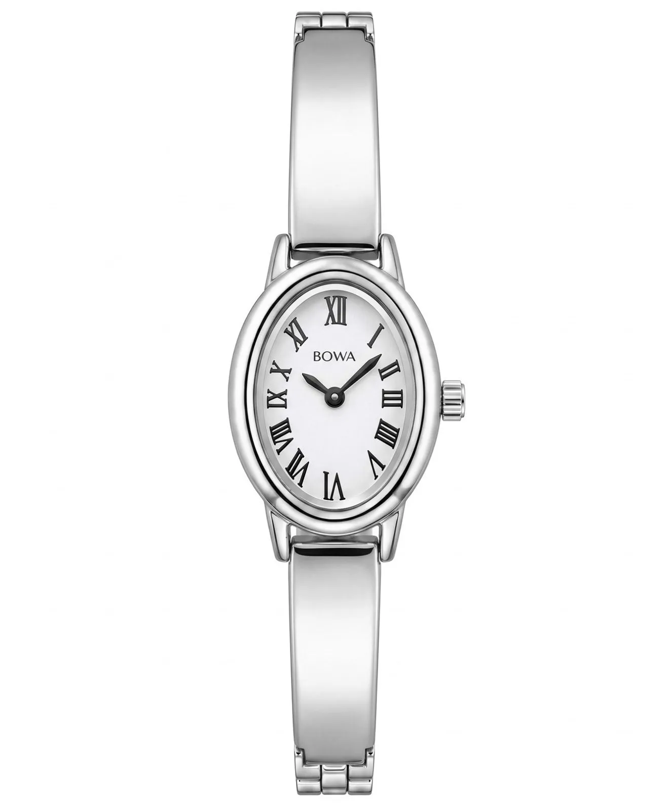 Годинник Жіночий BOWA Budapest White Silver Black-Tone Steel 19 BU195-21R-85S