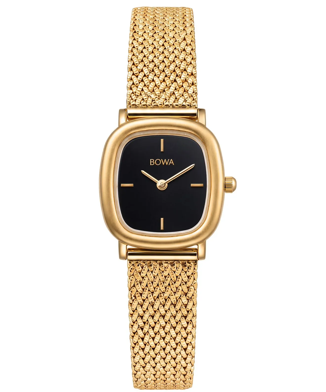Годинник Жіночий BOWA Los Angeles Black-Gold Mesh 24 LA244-14-144M