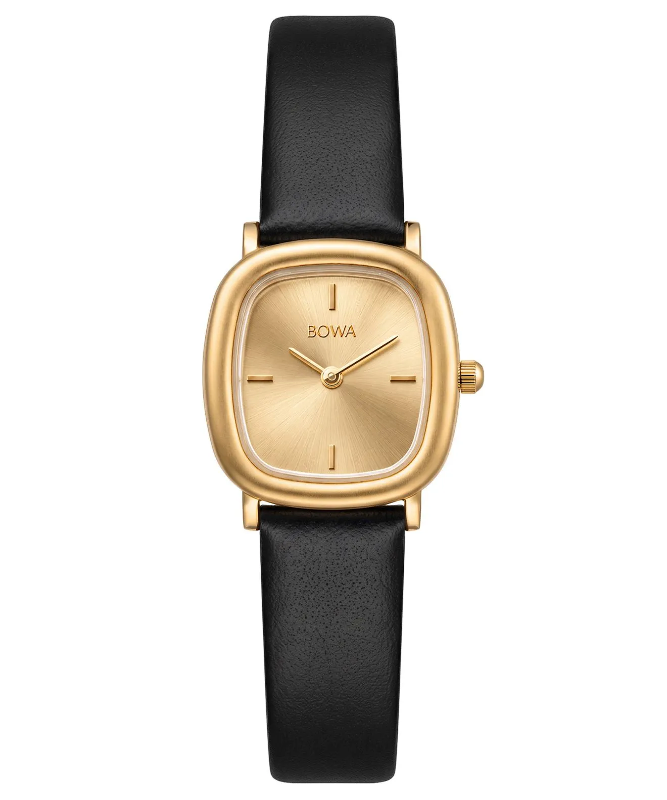 Годинник Жіночий BOWA Los Angeles Gold Black Leather 24 LA244-44-141L