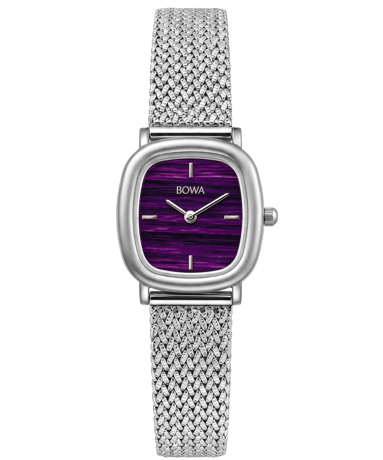 Годинник Жіночий BOWA Los Angeles Purple Silver Mesh 24 LA245-225-145M