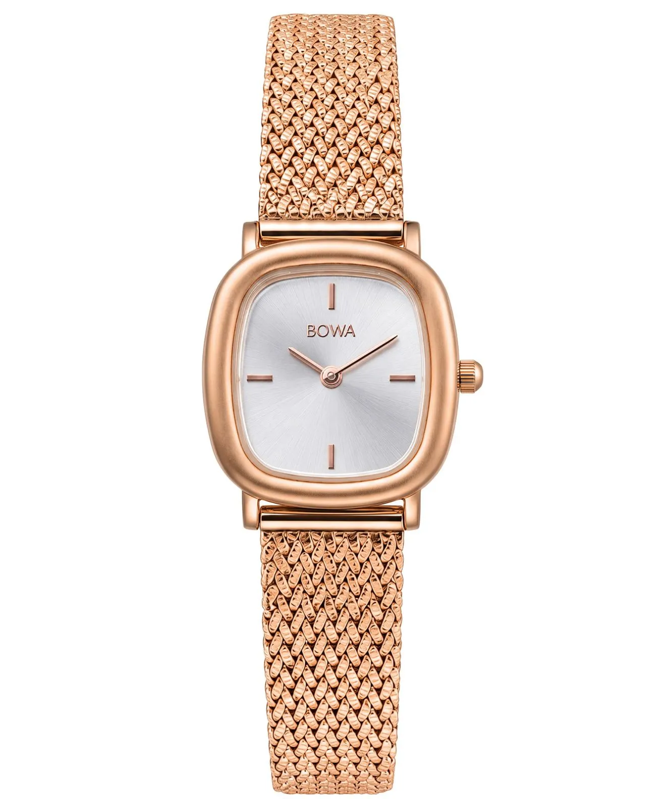 Годинник Жіночий BOWA Los Angeles Silver-Rose Gold Mesh 24 LA247-57-147M