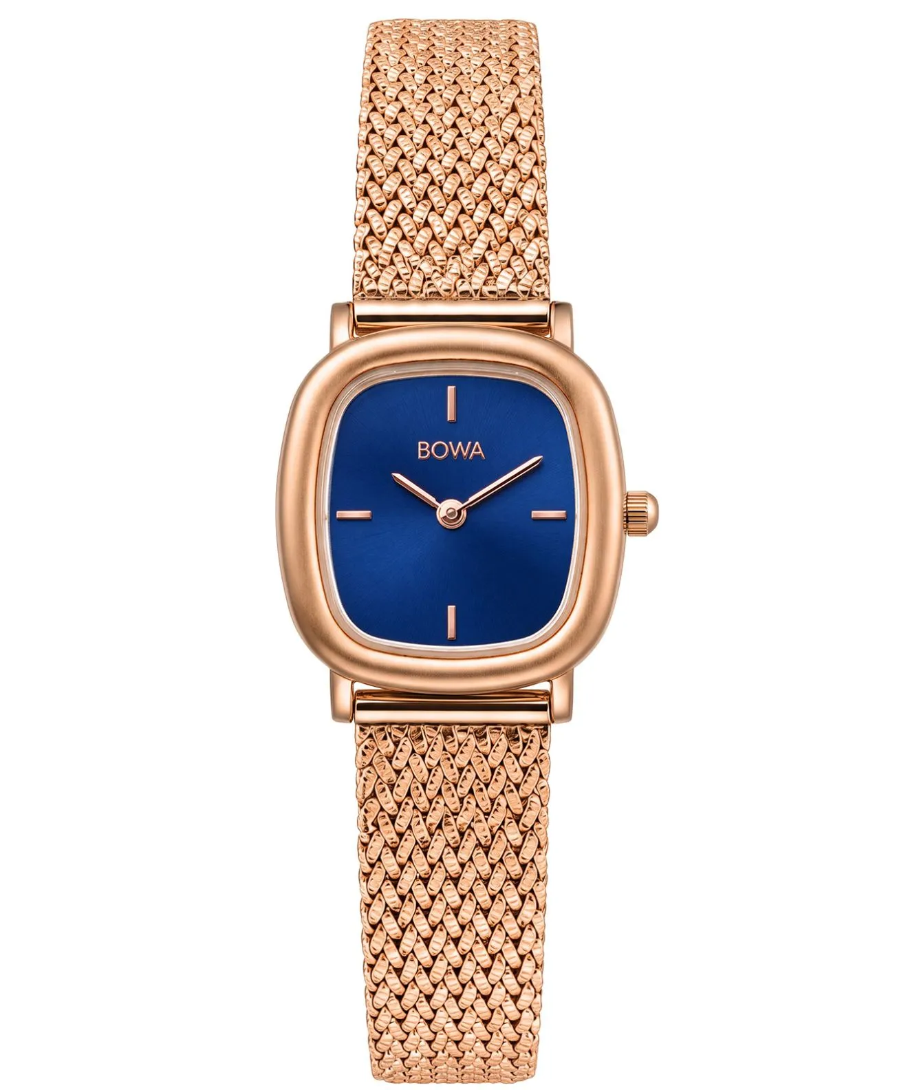 Годинник Жіночий BOWA Los Angeles Blue-Rose Gold Mesh 24 LA247-97-147M