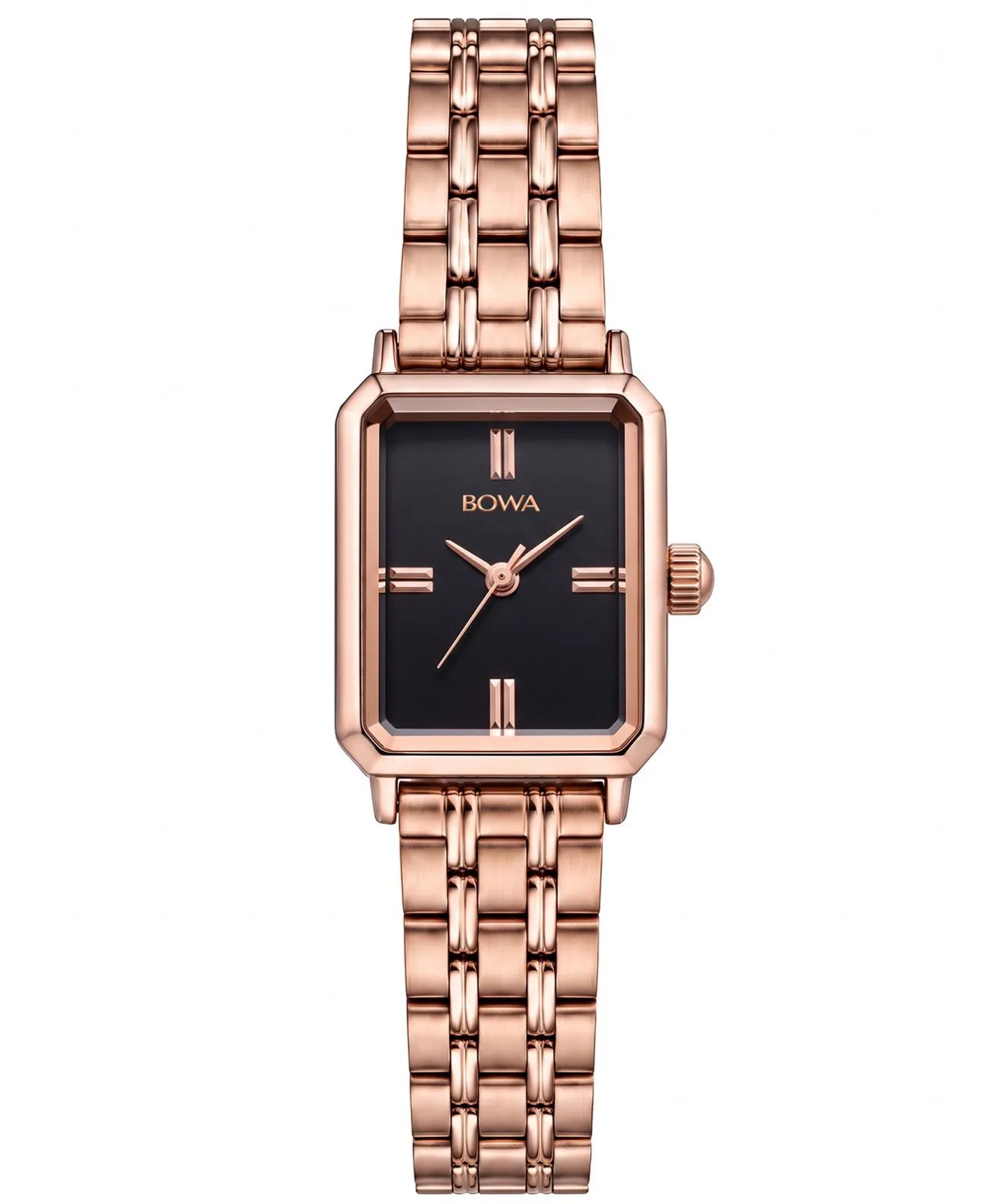 Годинник Жіночий BOWA Venice Petite Black-Rose Gold Steel 20 VE207-17-127S