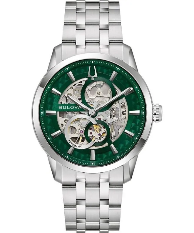Годинник Чоловічий Bulova Sutton Automatic Skeleton 96A329