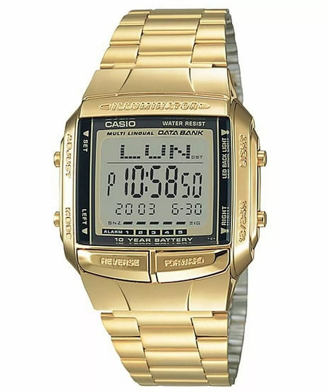 Годинник для Жінок і Чоловіків Casio DataBank DB-360G-9AEF