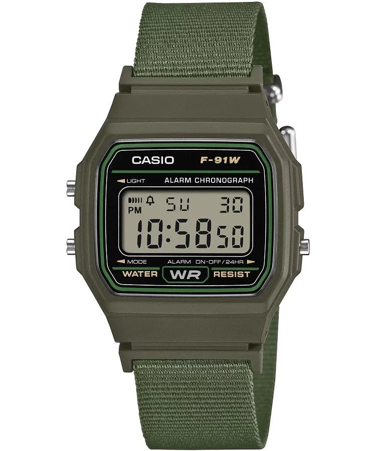 Годинник Чоловічий Casio F-91 F-91WF-3AEF