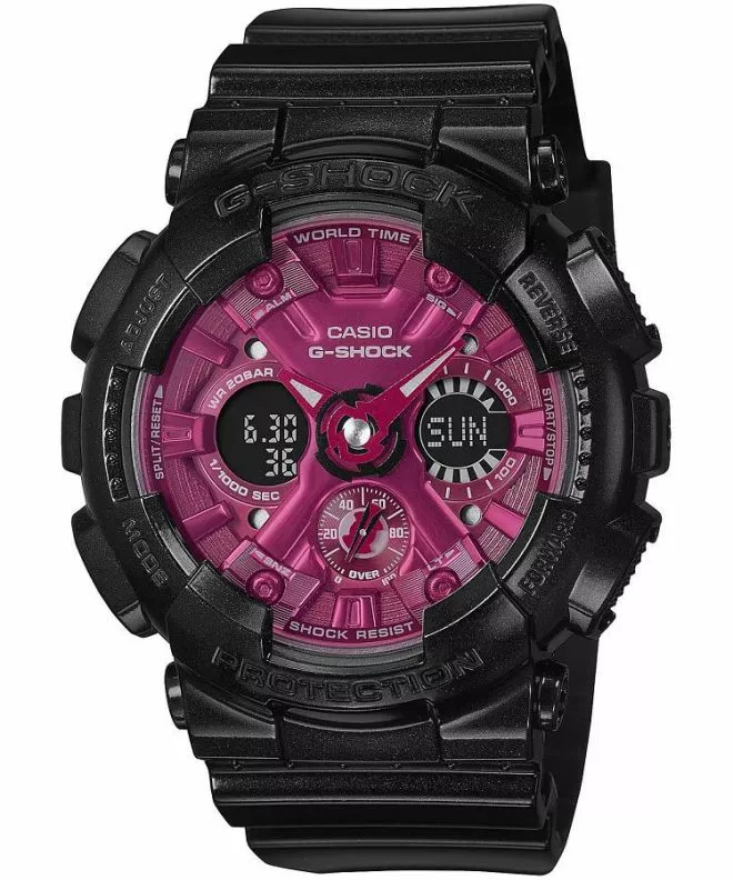 Годинник Жіночий Casio G-Shock Black & Red GMA-S120RB-1AER