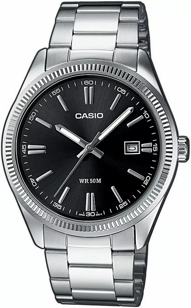 Годинник Чоловічий Casio Classic MTP Чорний MTP-1302PD-1A1VEF (MTP-1302D-1A1VEF)