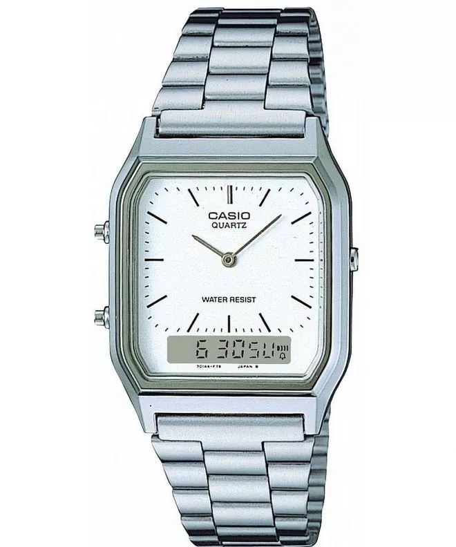 Годинник для Жінок і Чоловіків Casio Vintage Edgy biały AQ-230A-7DMQYES