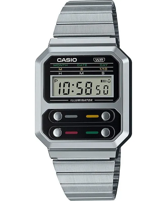 Годинник для Жінок і Чоловіків Casio Vintage Maxi Pac-Man A100WE-1AEF