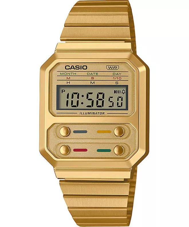 Годинник для Жінок і Чоловіків Casio Vintage Maxi Pac-Man A100WEG-9AEF
