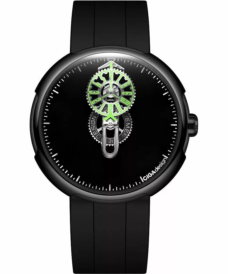 Годинник Чоловічий Ciga Design Time Cipher Automatic Skeleton T021-SIGR-6B