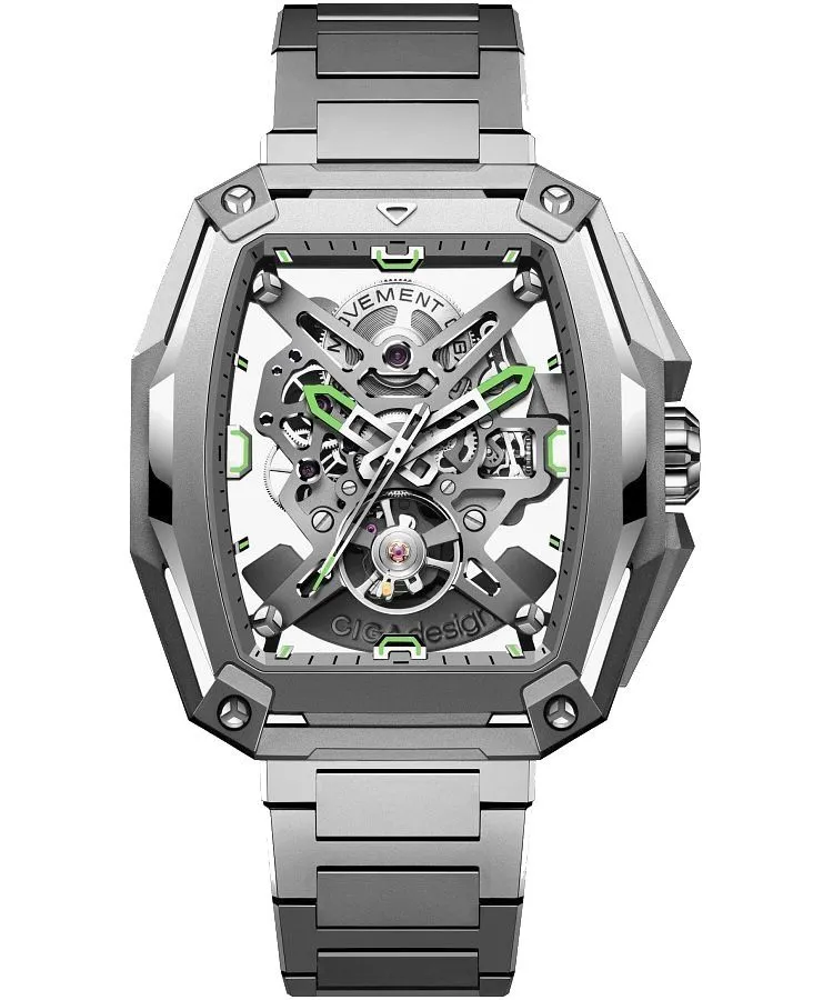 Годинник Чоловічий Ciga Design Hunter Z Series Automatic Skeleton Z041-TT01-1T