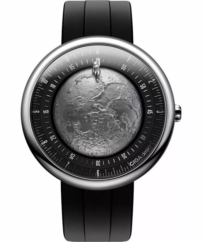 Годинник Чоловічий Ciga Design U Series Moon Walker Automatic Titanium GPHG 2021 U055-TIGR-6B