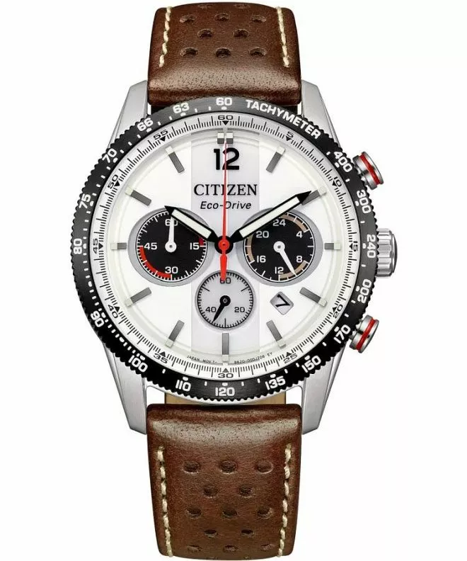 Годинник Чоловічий Citizen Vintage Racing Eco-Drive Chronograph CA4714-04A