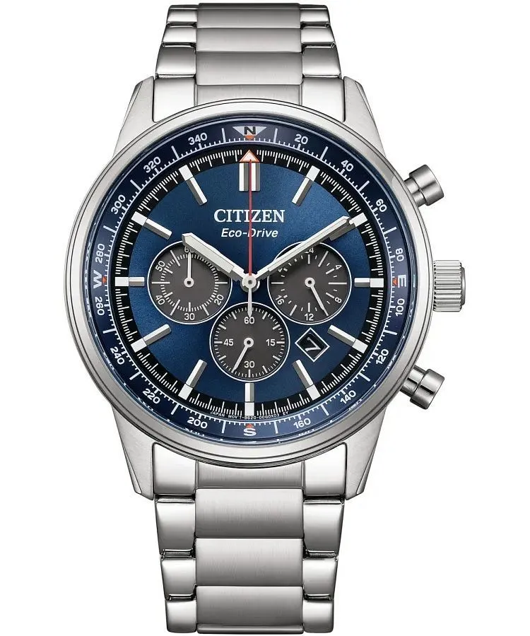 Годинник Чоловічий Citizen Pilot Eco-Drive Chronograph CA4720-52L