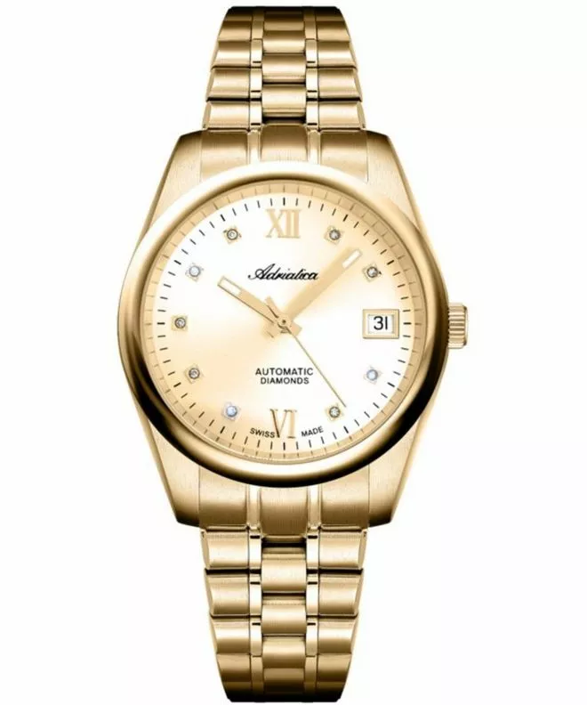 Годинник Жіночий Adriatica Classic Automatic Diamonds A3198.1181DA