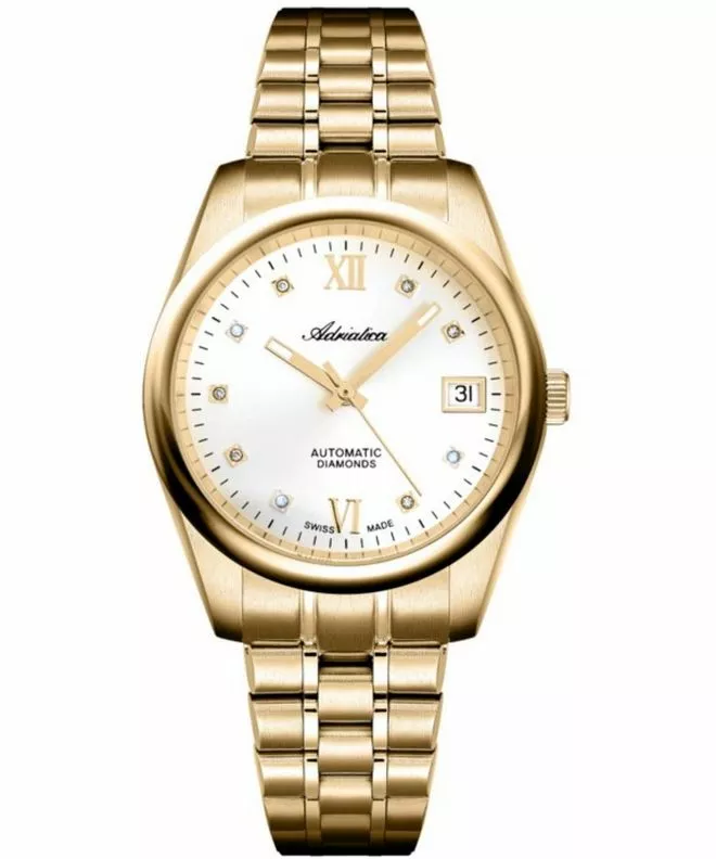 Годинник Жіночий Adriatica Classic Automatic Diamonds A3198.1183DA
