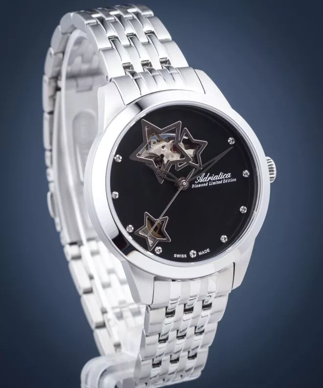 Годинник Жіночий Adriatica Diamond Automatic Limited Edition A3333.514MA