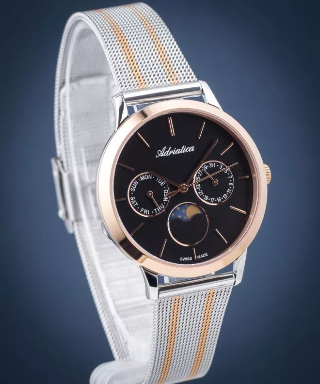 Годинник Жіночий Adriatica Moonphase A3174.R114QF