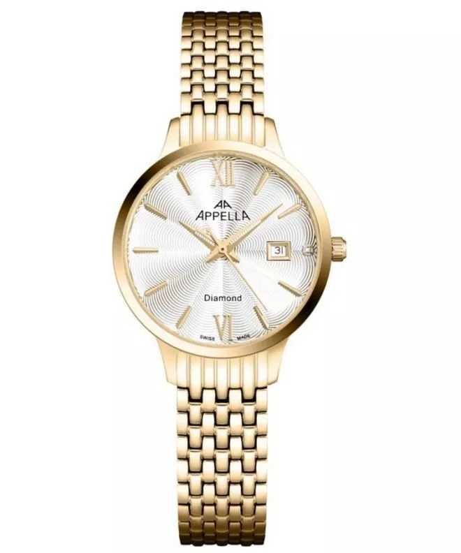 Годинник Жіночий Appella Classic Diamond L50012.1163DQ