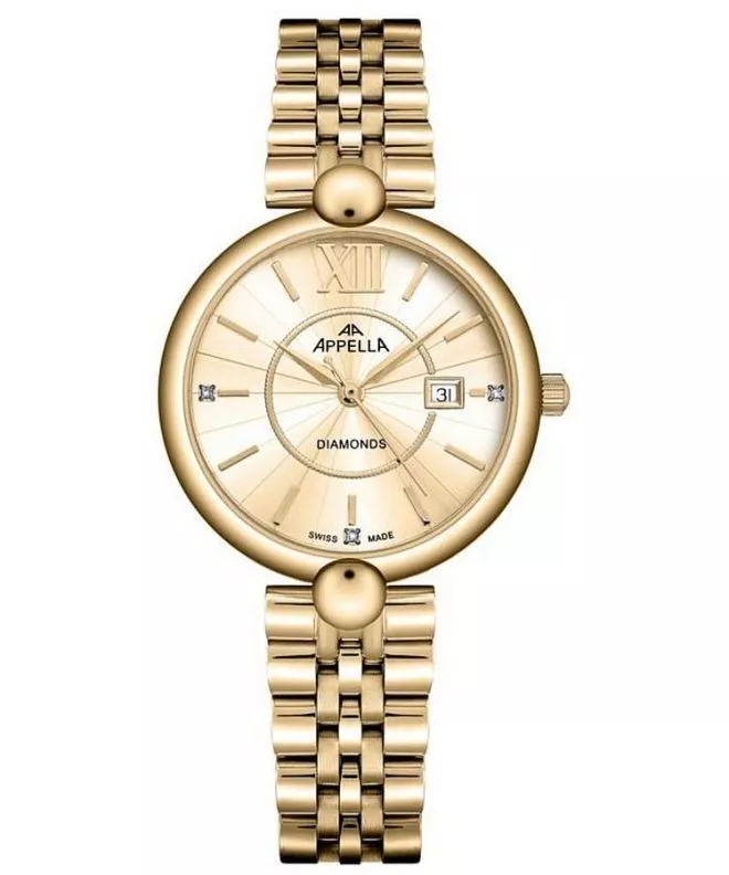 Годинник Жіночий Appella Classic Diamonds L50011.1161DQ