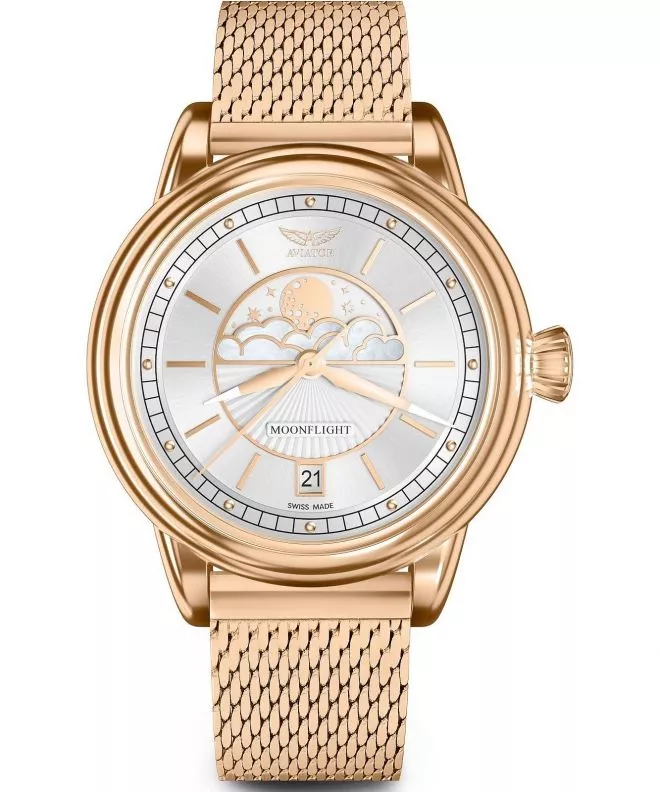 Годинник Жіночий Aviator Douglas Moonflight Limited Edition V.1.33.2.251.5