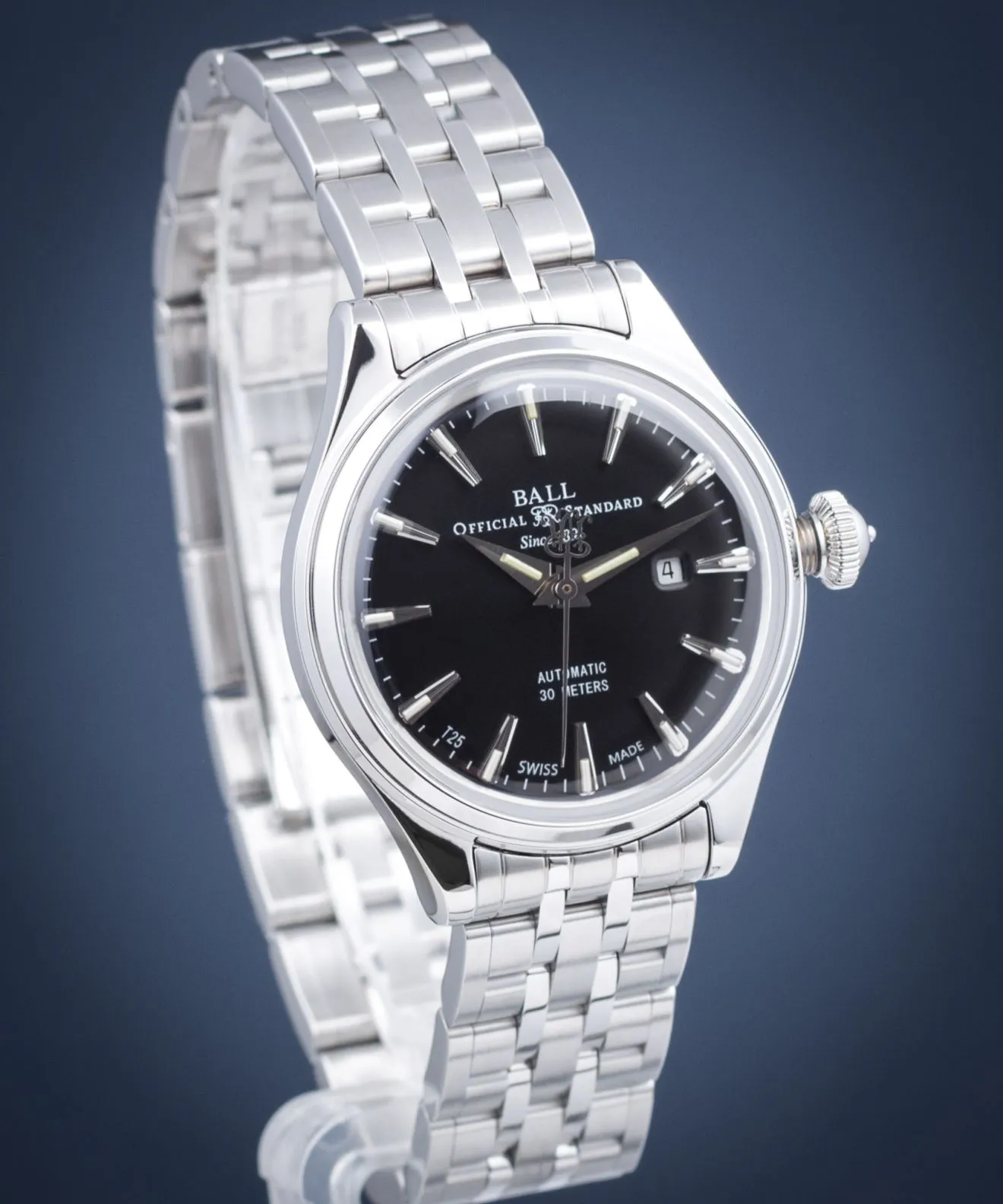 Годинник Жіночий Ball Trainmaster Eternity Ladies Automatic NL2080D-SJ-BK