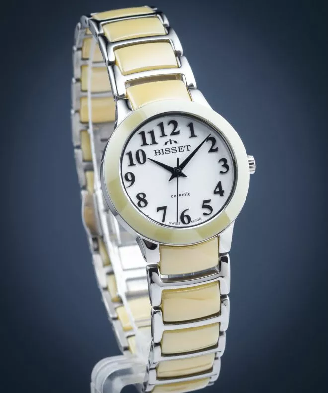 Годинник Жіночий Bisset Juliette Ceramic Outlet BSPD73SAWX03BX-outlet