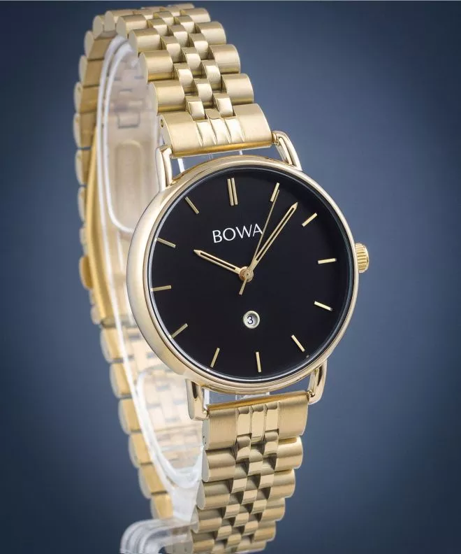 Годинник Жіночий BOWA Milan Black Gold Steel 34 MI344-14-164S