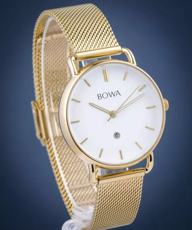 Годинник Жіночий BOWA Milan White-Gold Mesh 34 MI344-24-164M