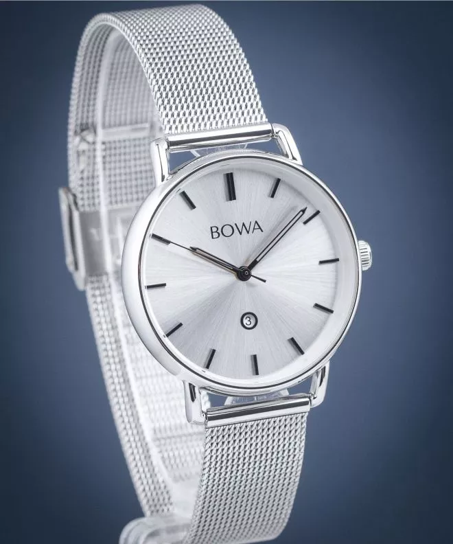 Годинник Жіночий BOWA Milan Silver-Black Tone Mesh 34 MI345-51-165M